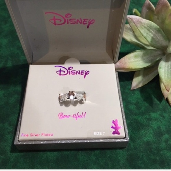 Disney Minnie Mouse Bow-tiful Silverplated ring - Picture 2 of 6